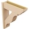 Ekena Millwork 7 1/2-in W x 24-in D x 28-in H Funston Slat Rough Cedar Woodgrain TimberThane Outlooker, Primed Tan OUTUR075X24X28FST24RCPR - alternate 4